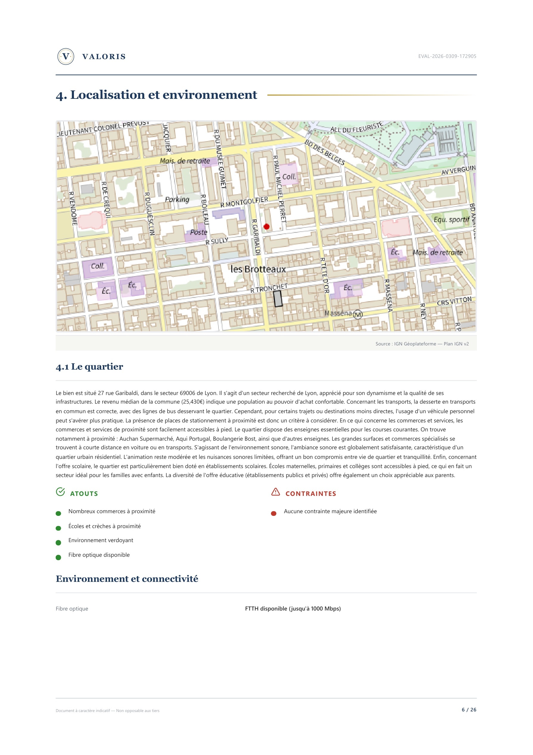 Page 6 — Localisation et environnement