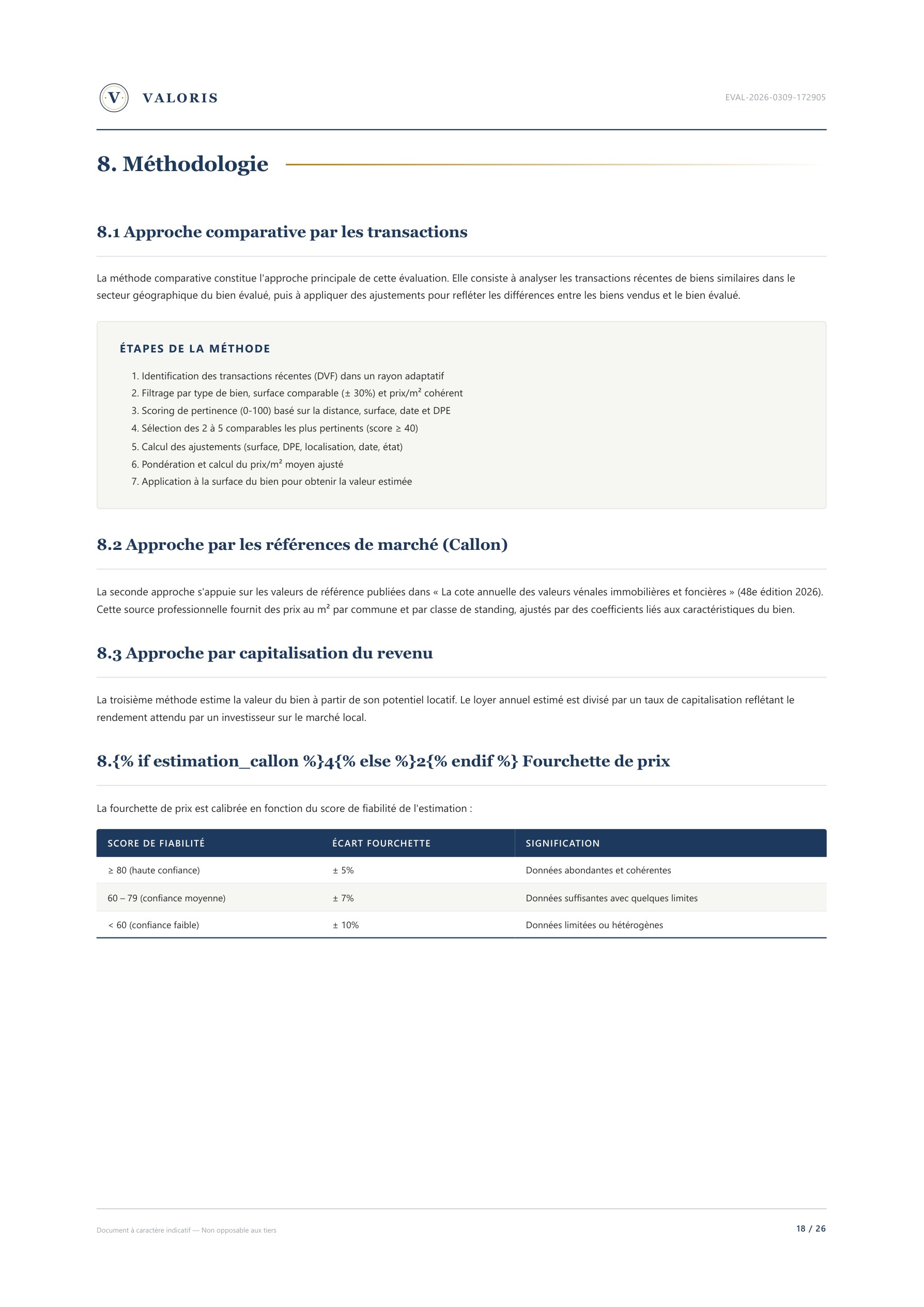 Page 19 — Méthodologie