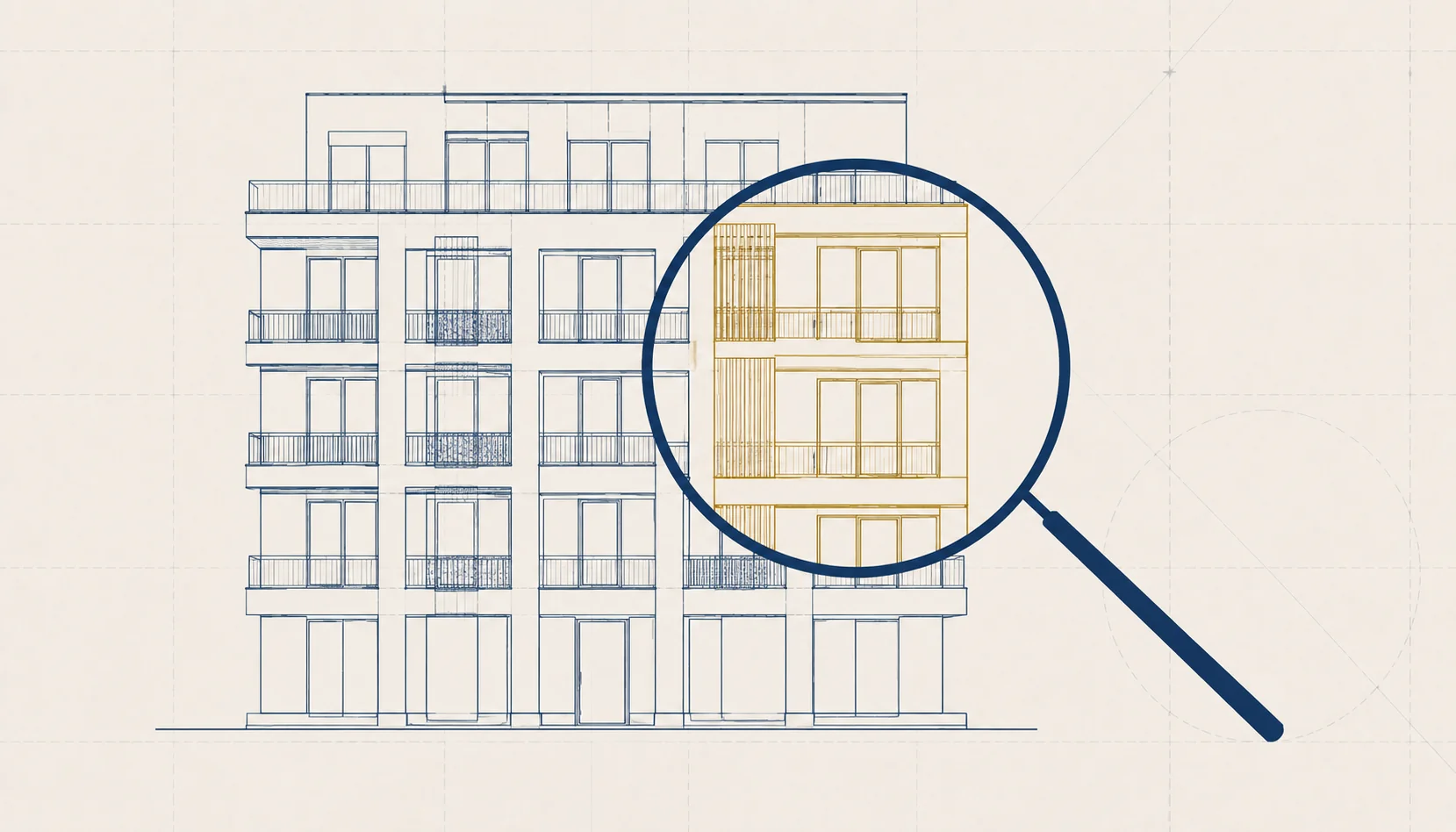 Immeuble locatif moderne illustrant l'analyse d'un investissement immobilier
